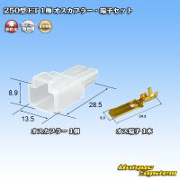 住友電装 250型 ET 非防水 1極 オスカプラー・端子セット