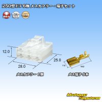 住友電装 250型 ET 非防水 6極 メスカプラー・端子セット