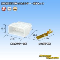 住友電装 250型 ET 非防水 6極 オスカプラー・端子セット