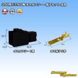 画像: 住友電装 250型 ETN 非防水 2極 オスカプラー・端子セット タイプ1 黒色