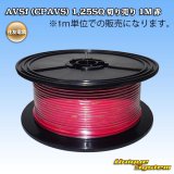 画像: 住友電装 AVSf (CPAVS) 1.25SQ 切り売り 1M 赤