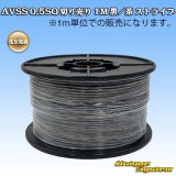 画像: 住友電装 AVSS 0.5SQ 切り売り 1M 黒/茶 ストライプ