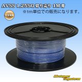 画像: 住友電装 AVSS 1.25SQ 切り売り 1M 青