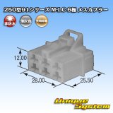 画像: 矢崎総業 250型91シリーズ M-LCタイプ 非防水 6極 メスカプラー