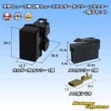 画像: 太平洋精工 平型/ブレード型 ヒューズ用 非防水 2極 ヒューズホルダー カプラー コネクター・端子セット