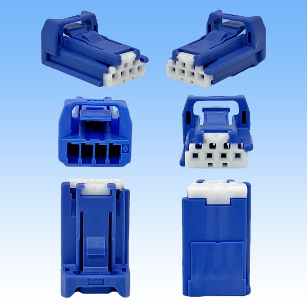 画像3: 住友電装 025型 NH 非防水 4極 メスカプラー タイプ3 青色 (3)