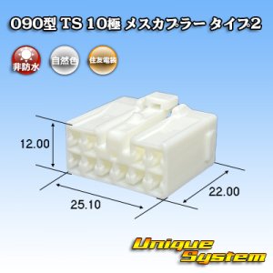 画像: 住友電装 090型 TS 非防水 10極 メスカプラー タイプ2