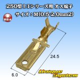 画像: 住友電装 250型 LTシリーズ用 非防水 オス端子 サイズ：M(0.5-2.0mm2)