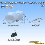 画像: 住友電装 090型 TS 防水 2極 オスカプラー・端子セット タイプ3 白色