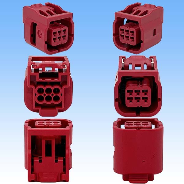 画像3: JST 日本圧着端子製造 025型 MWT 二輪OBD用コネクタ規格 防水 6極 メスカプラー・端子セット (3)