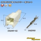 画像: 矢崎総業 060型62C 非防水 2極 オスカプラー・端子セット