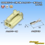 画像: 矢崎総業 090型II 非防水 2極 メスカプラー・端子セット タイプ2