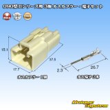 画像: 矢崎総業 090型II 非防水 3極 オスカプラー・端子セット タイプ1