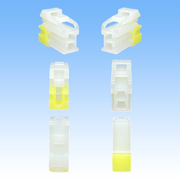 画像3: 矢崎総業 110型 58コネクタ Sタイプ 非防水 2極 メスカプラー リアホルダー付属 (3)