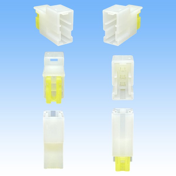 画像3: 矢崎総業 110型 58コネクタ Sタイプ 非防水 3極 オスカプラー リアホルダー付属 (3)