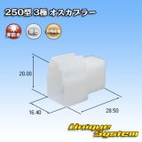 画像: 矢崎総業 250型 CN(A) 非防水 3極 オスカプラー